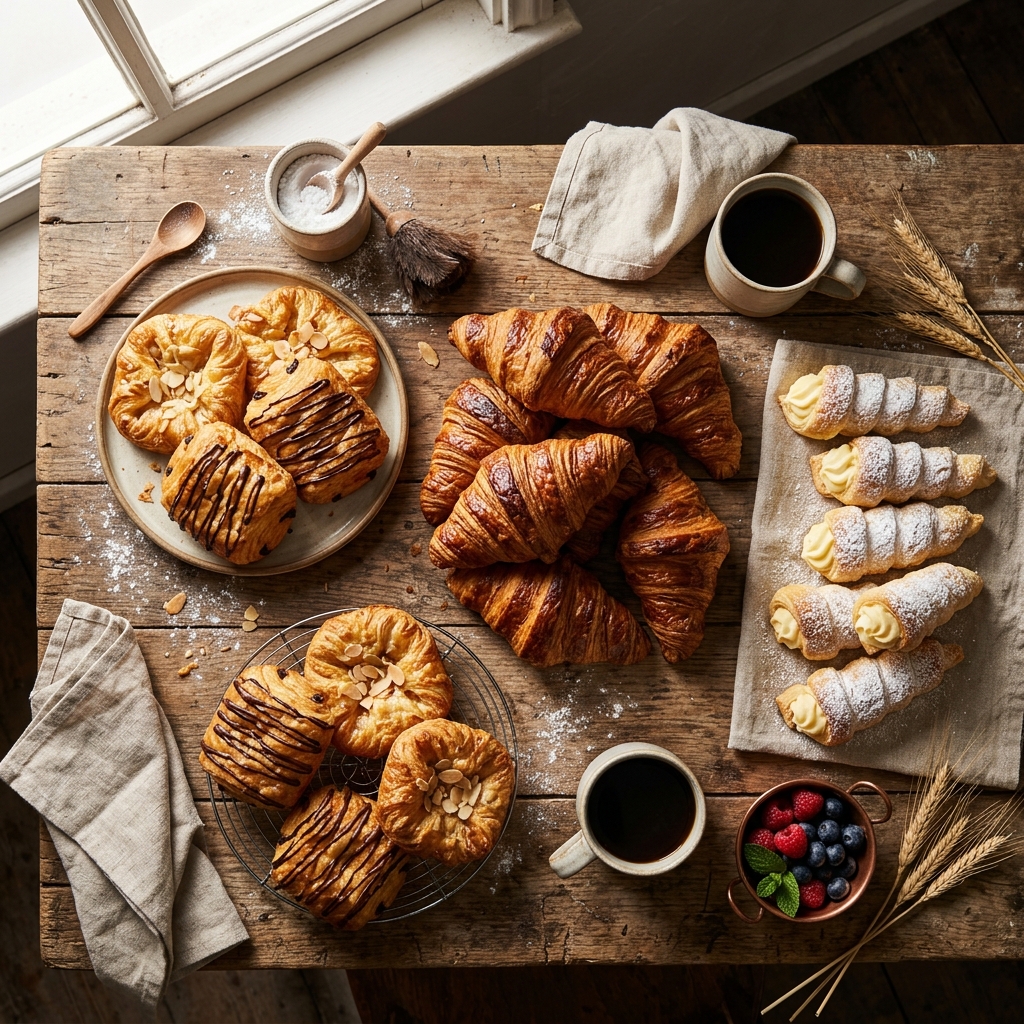 Exotic Puff Pastries & Cream Horn Class