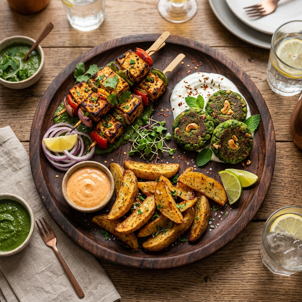 Veg Snacks, Starters & Dips